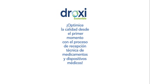 25 SGC ¡Optimice la calidad desde el primer momento con el proceso de recepción técnica de medicamentos y dispositivos médicos!